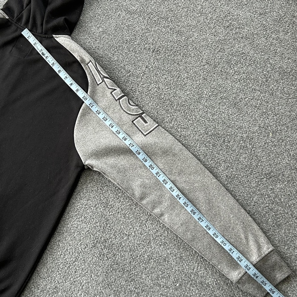 Ecko Unltd Hoodie Mens Large Black Gray Rhino Logo Full Zip Sweatshirt Fleece - Picture 7 of 9